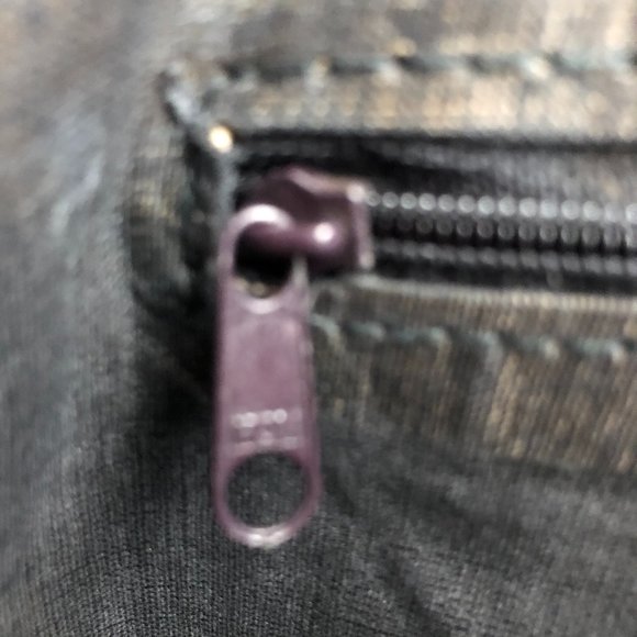 ITALIAN  LEATHER  JUNGLE SAFARI SCENE HANDLED  LINEN LINED ZIPPER  LARGE PURSE - Picture 7 of 15